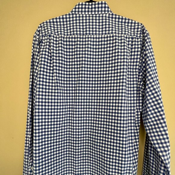 J. Crew Blue Check Button Down | Size L - Picture 4 of 5